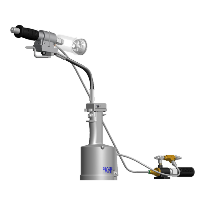 כלי סמרור למערכת מפוצלת Gage Bilt GB743SRV במבט מוצר על רקע לבן - Gage Bilt GB743SRV split-system rivet tool product view on a white background