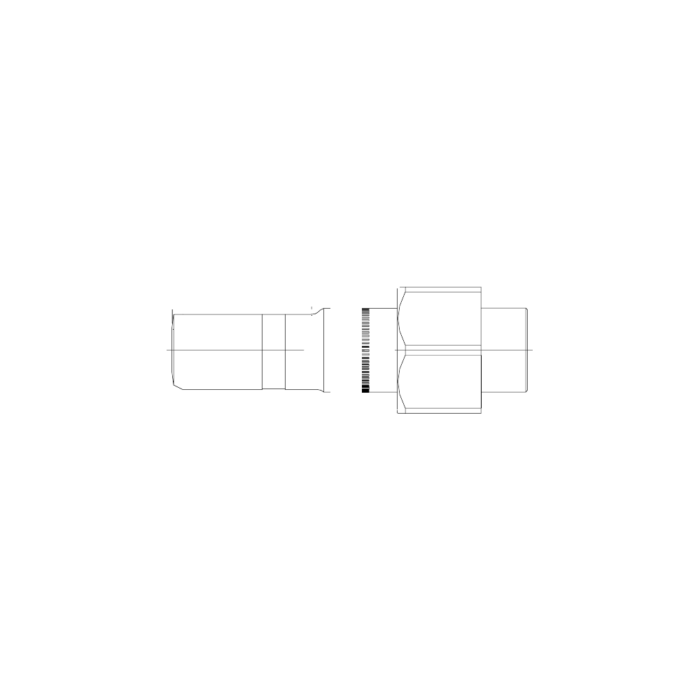 תצוגת מוצר נקייה של ראש סמרור Gage Bilt NAS-352A-20 על רקע לבן - Clean product view of Gage Bilt NAS-352A-20 nose assembly on a white background