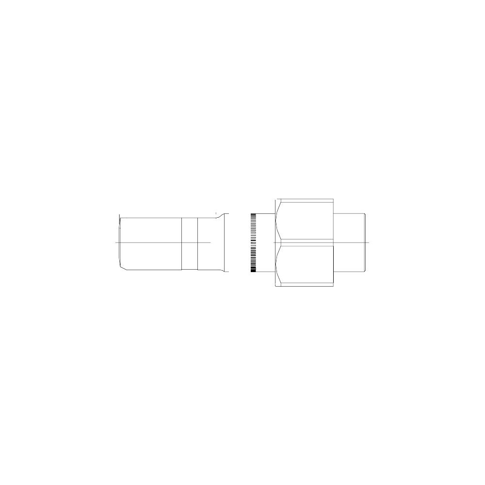 תצוגת מוצר נקייה של ראש סמרור Gage Bilt NAS-352A-20 על רקע לבן - Clean product view of Gage Bilt NAS-352A-20 nose assembly on a white background
