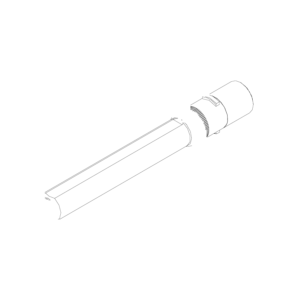 תצוגת מוצר נקייה של ראש סמרור Gage Bilt MBC-752B-45 על רקע לבן - Clean product view of Gage Bilt MBC-752B-45 nose assembly on a white background