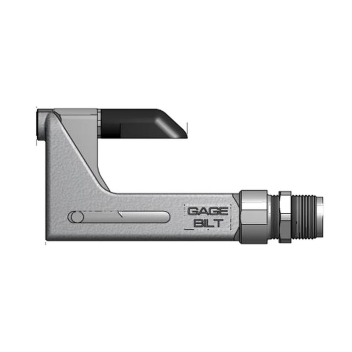 תצוגת מוצר נקייה של ראש סמרור Gage Bilt 6C-704A-40OS על רקע לבן - Clean product view of Gage Bilt 6C-704A-40OS nose assembly on a white background