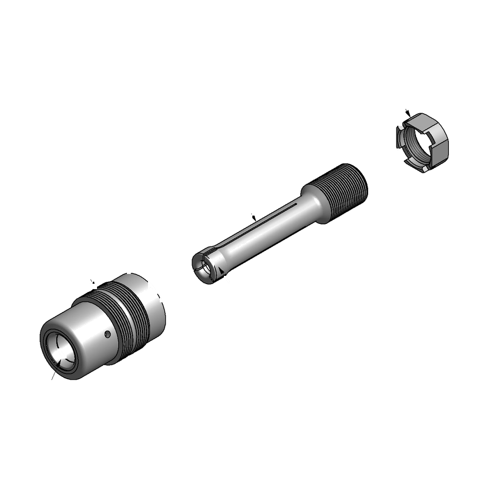 מבט מפורק מספר 2 על רכיבי ראש הסמרור Gage Bilt MSB12MM-20SF-10 - Exploded component view 2 of Gage Bilt MSB12MM-20SF-10 nose assembly