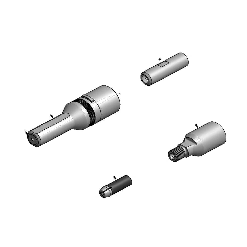 מבט מפורק מספר 2 על רכיבי ראש הסמרור Gage Bilt UBR04-745C-23 - Exploded component view 2 of Gage Bilt UBR04-745C-23 nose assembly