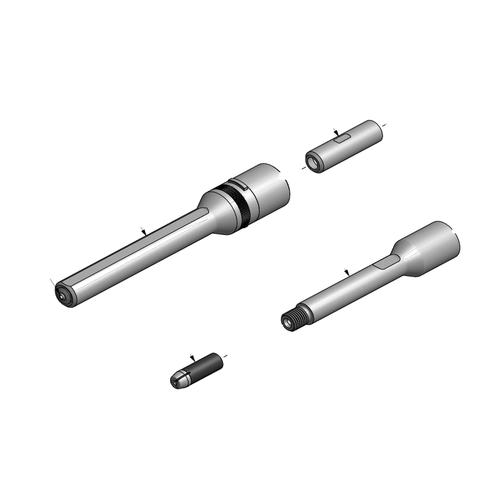מבט מפורק מספר 2 על רכיבי ראש הסמרור Gage Bilt SMLS04-745C-48 - Exploded component view 2 of Gage Bilt SMLS04-745C-48 nose assembly