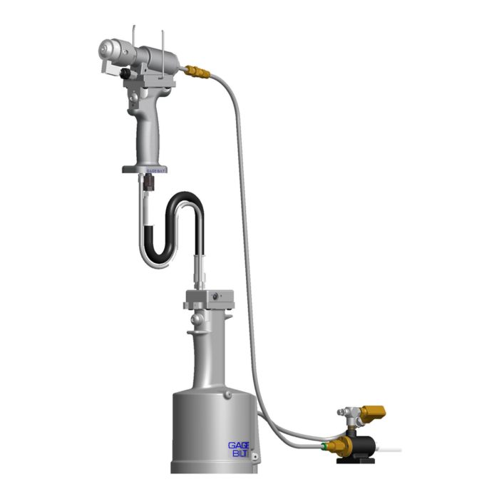 כלי סמרור למערכת מפוצלת Gage Bilt GB703SHVTPTS במבט מוצר על רקע לבן - Gage Bilt GB703SHVTPTS split-system rivet tool product view on a white background