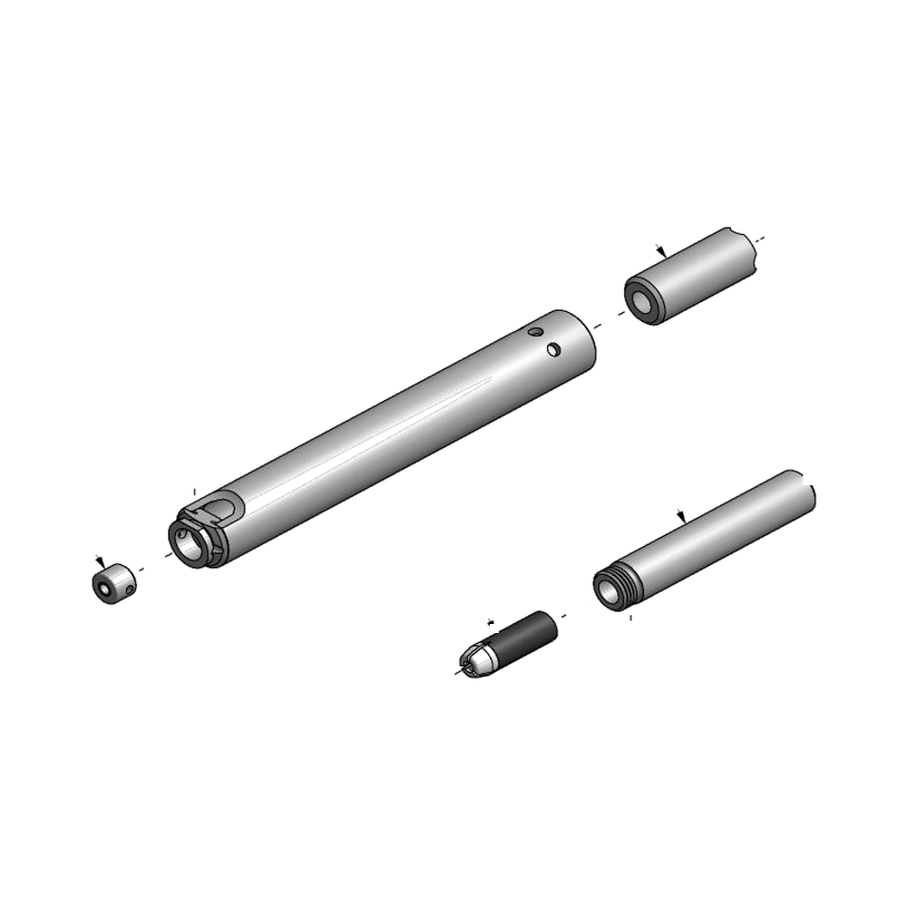 מבט מפורק מספר 2 על רכיבי ראש הסמרור Gage Bilt 6A-740B-52 - Exploded component view 2 of Gage Bilt 6A-740B-52 nose assembly