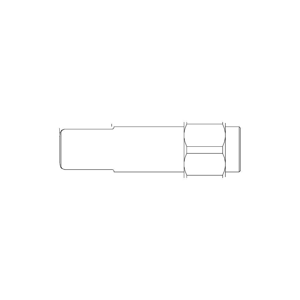 תצוגת מוצר נקייה של ראש סמרור Gage Bilt BOM10-4801A-26 על רקע לבן - Clean product view of Gage Bilt BOM10-4801A-26 nose assembly on a white background