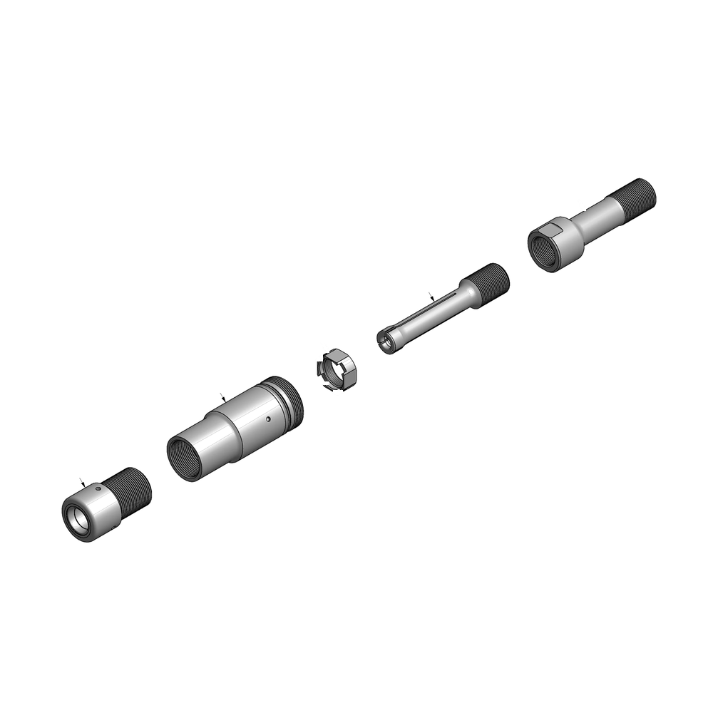מבט מפורק מספר 2 על רכיבי ראש הסמרור Gage Bilt FFB12MM-20SF-41 - Exploded component view 2 of Gage Bilt FFB12MM-20SF-41 nose assembly