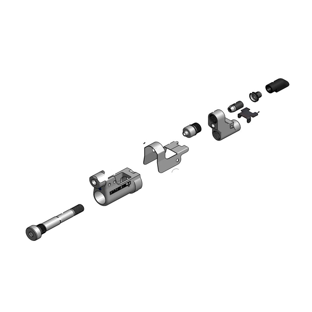 מבט מפורק מספר 2 על רכיבי ראש הסמרור Gage Bilt MGP5-30OSSG - Exploded component view 2 of Gage Bilt MGP5-30OSSG nose assembly