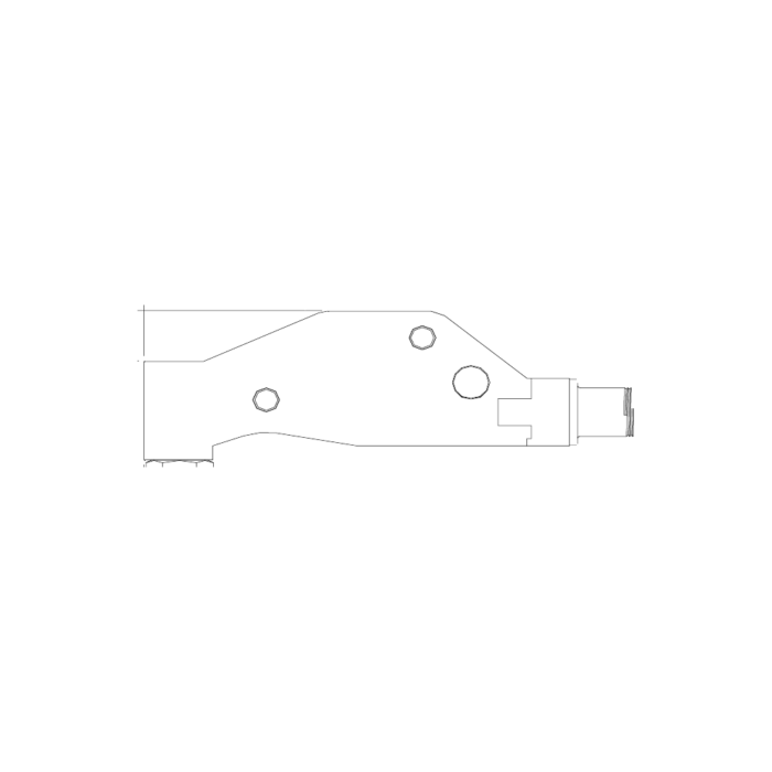 תצוגת מוצר נקייה של ראש סמרור Gage Bilt 456MAX-715-54RA על רקע לבן - Clean product view of Gage Bilt 456MAX-715-54RA nose assembly on a white background