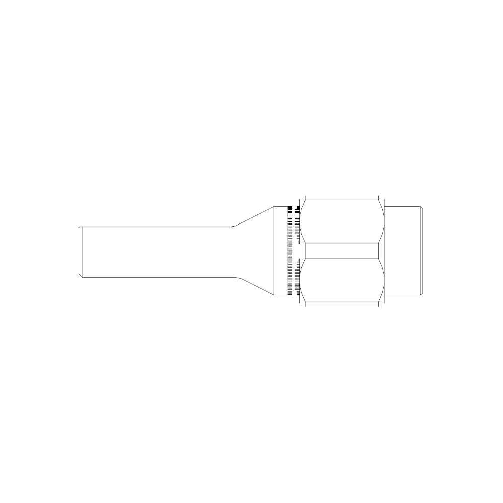 תצוגת מוצר נקייה של ראש סמרור Gage Bilt UBB-745B-23 על רקע לבן - Clean product view of Gage Bilt UBB-745B-23 nose assembly on a white background
