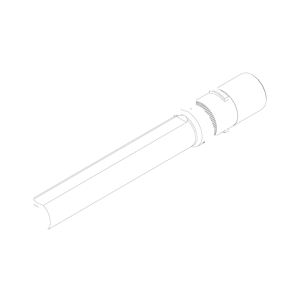 תצוגת מוצר נקייה של ראש סמרור Gage Bilt SMLS-745B-48 על רקע לבן - Clean product view of Gage Bilt SMLS-745B-48 nose assembly on a white background