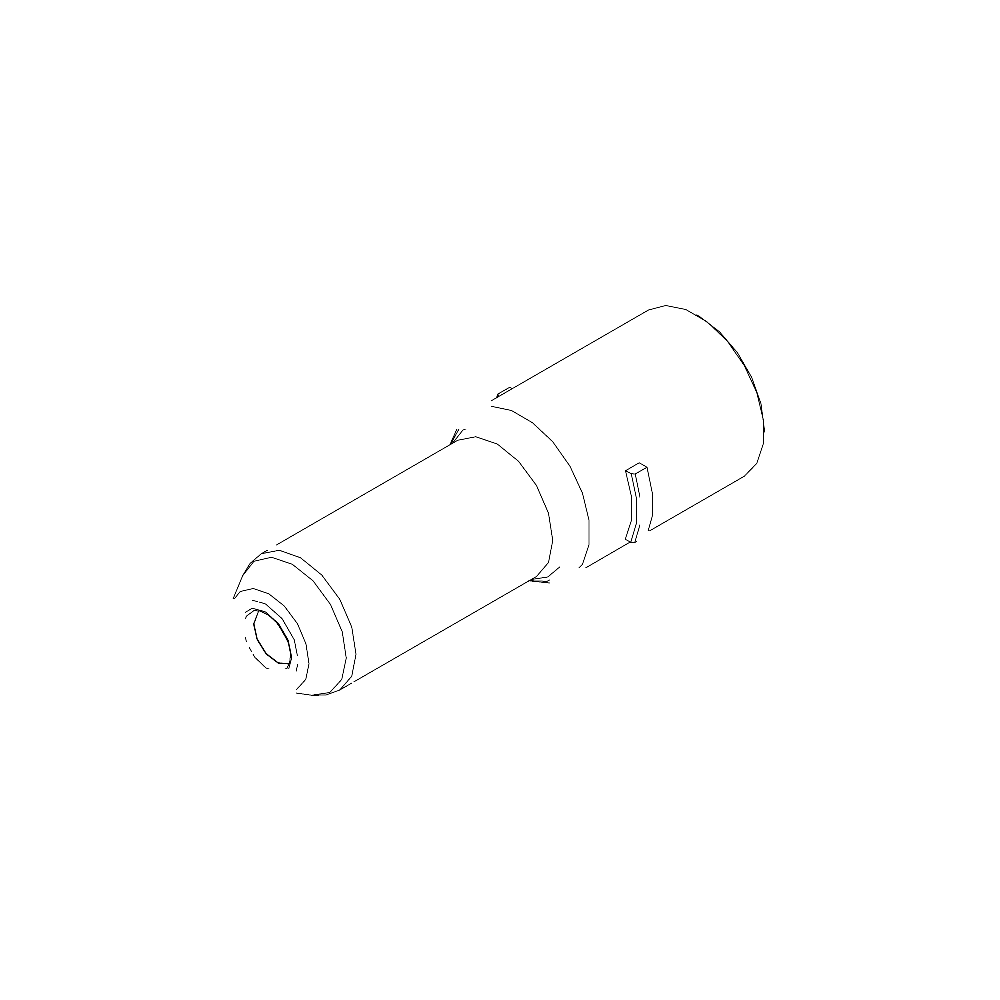 תצוגת מוצר נקייה של ראש סמרור Gage Bilt BOM08-745C-23 על רקע לבן - Clean product view of Gage Bilt BOM08-745C-23 nose assembly on a white background