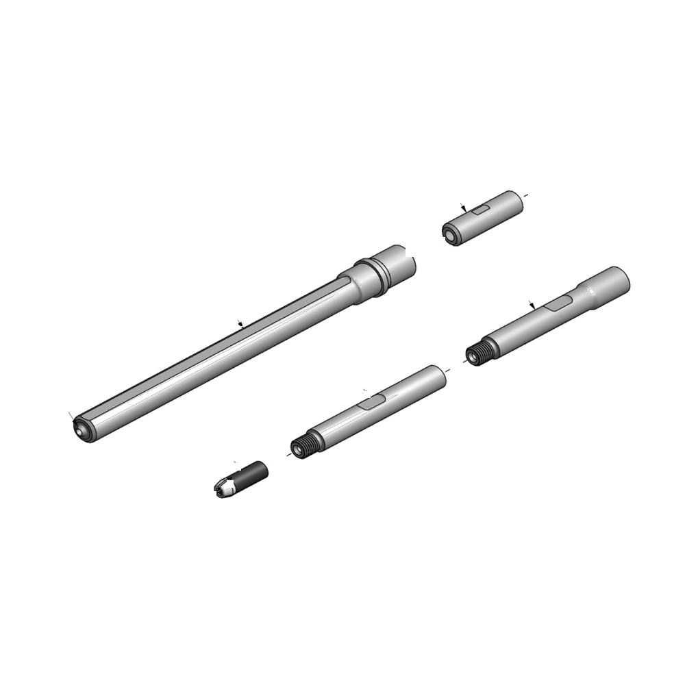 מבט מפורק מספר 2 על רכיבי ראש הסמרור Gage Bilt SB-752B-80F - Exploded component view 2 of Gage Bilt SB-752B-80F nose assembly