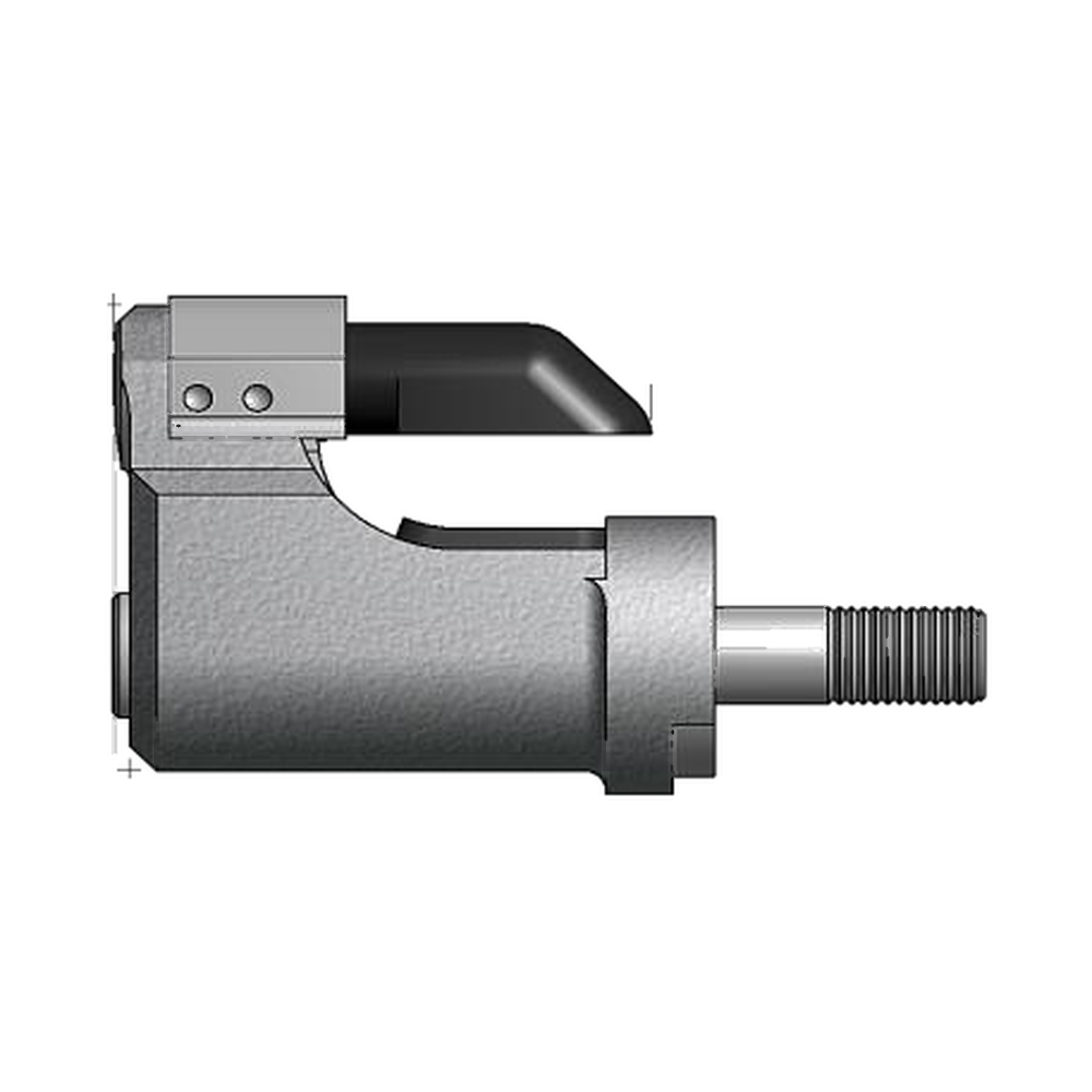 תצוגת מוצר נקייה של ראש סמרור Gage Bilt MLGP-206G-25OS על רקע לבן - Clean product view of Gage Bilt MLGP-206G-25OS nose assembly on a white background