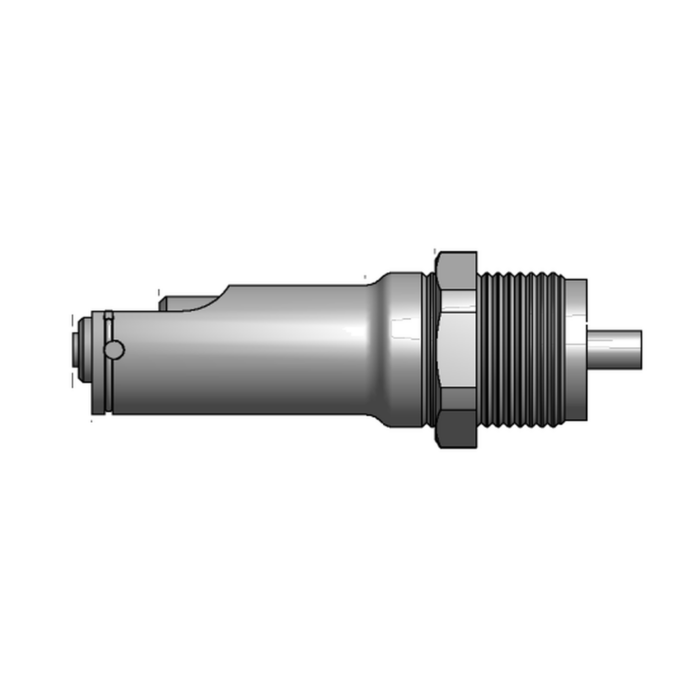 תצוגת מוצר נקייה של ראש סמרור Gage Bilt 3C-101704-16 על רקע לבן - Clean product view of Gage Bilt 3C-101704-16 nose assembly on a white background