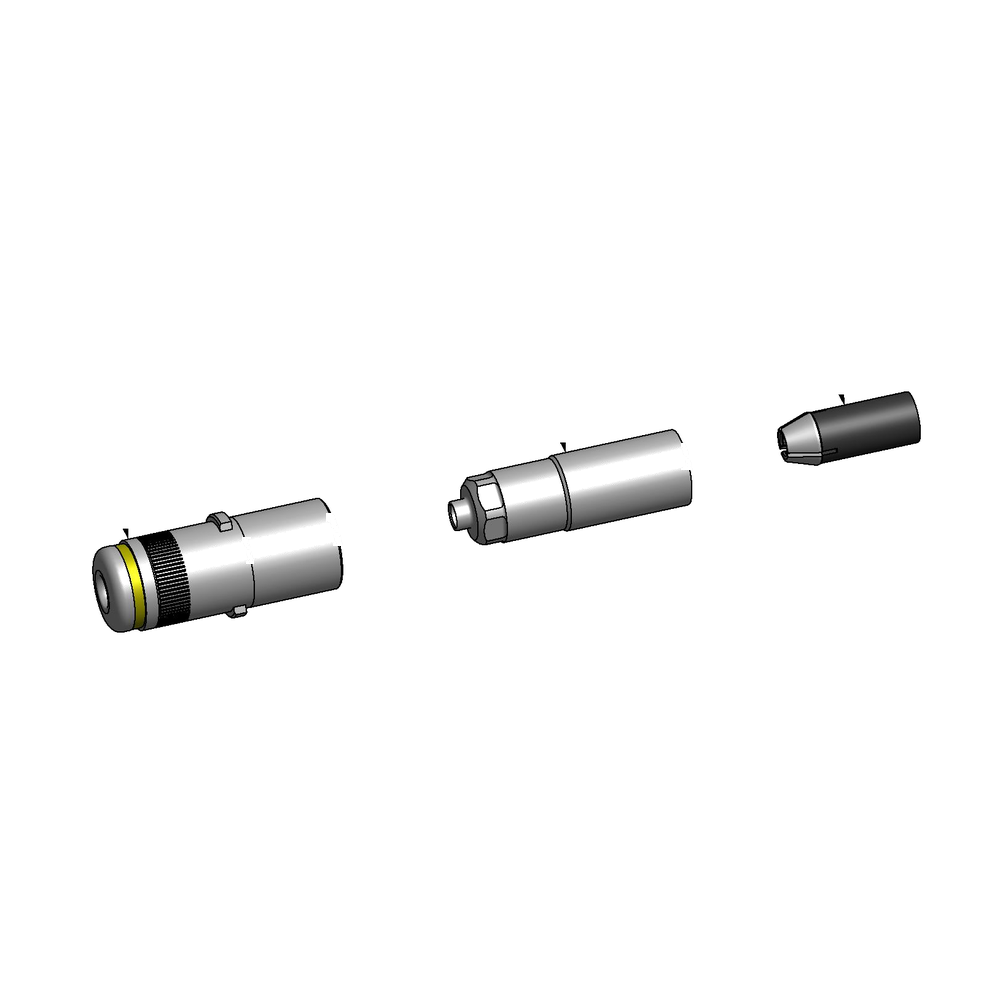 מבט מפורק מספר 2 על רכיבי ראש הסמרור Gage Bilt LGP06-2480-10 - Exploded component view 2 of Gage Bilt LGP06-2480-10 nose assembly
