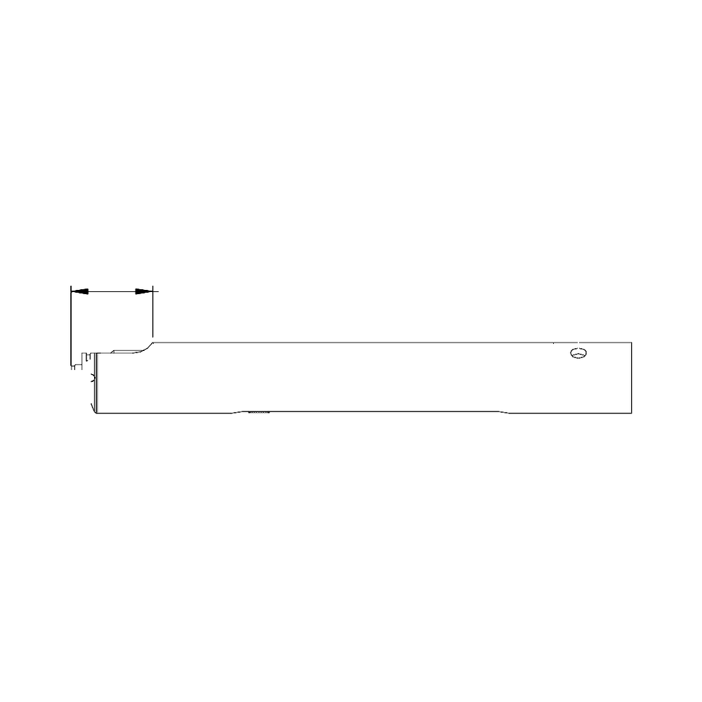 תצוגת מוצר נקייה של ראש סמרור Gage Bilt 68U-740B-52 על רקע לבן - Clean product view of Gage Bilt 68U-740B-52 nose assembly on a white background
