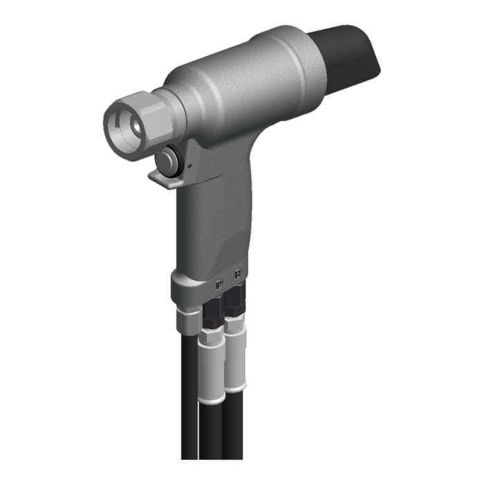 כלי סמרור הידראולי Gage Bilt GB2581WS/GB2581AWS במבט מוצר על רקע לבן - Gage Bilt GB2581WS/GB2581AWS hydraulic rivet tool product view on a white background