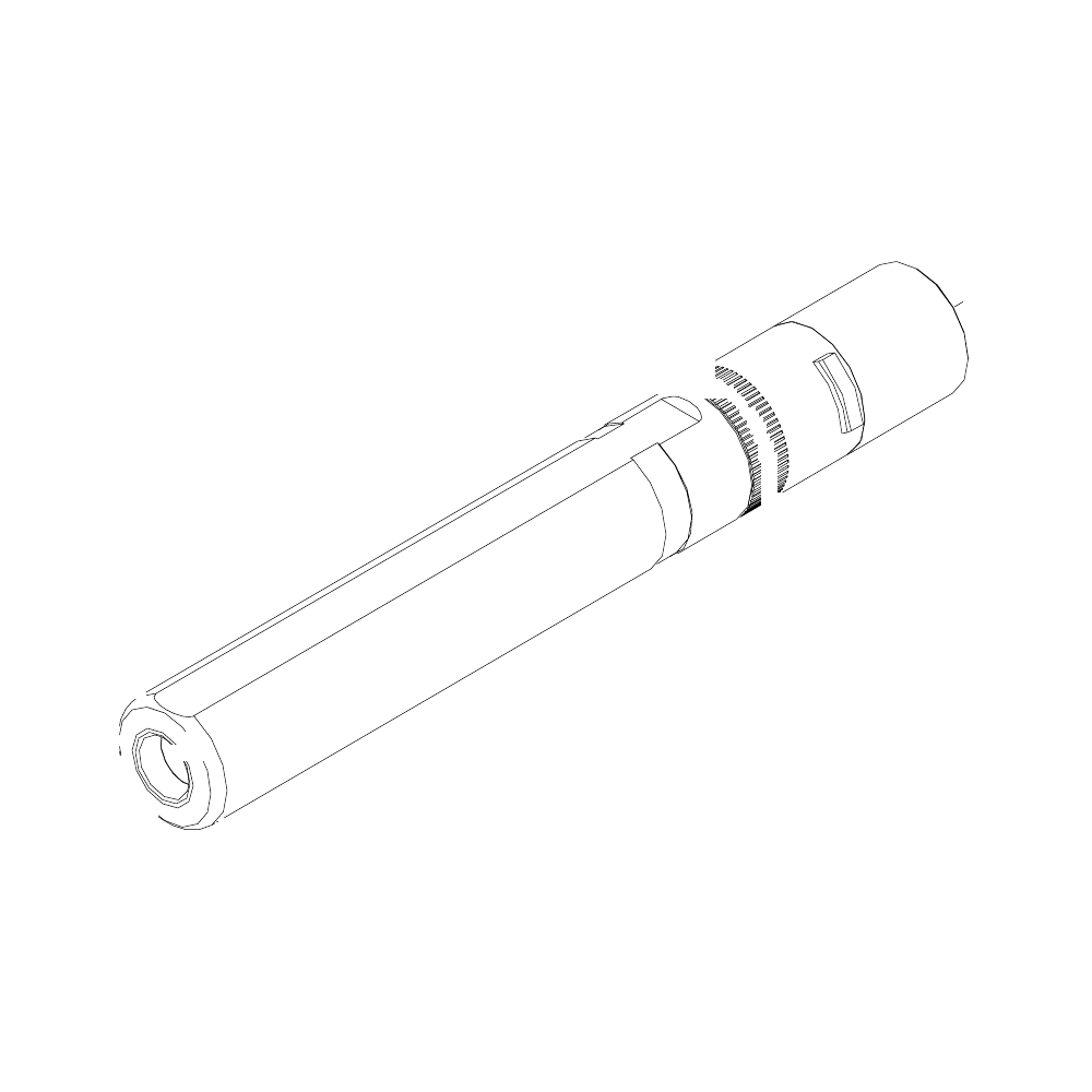 תצוגת מוצר נקייה של ראש סמרור Gage Bilt LGP-730B-45 על רקע לבן - Clean product view of Gage Bilt LGP-730B-45 nose assembly on a white background