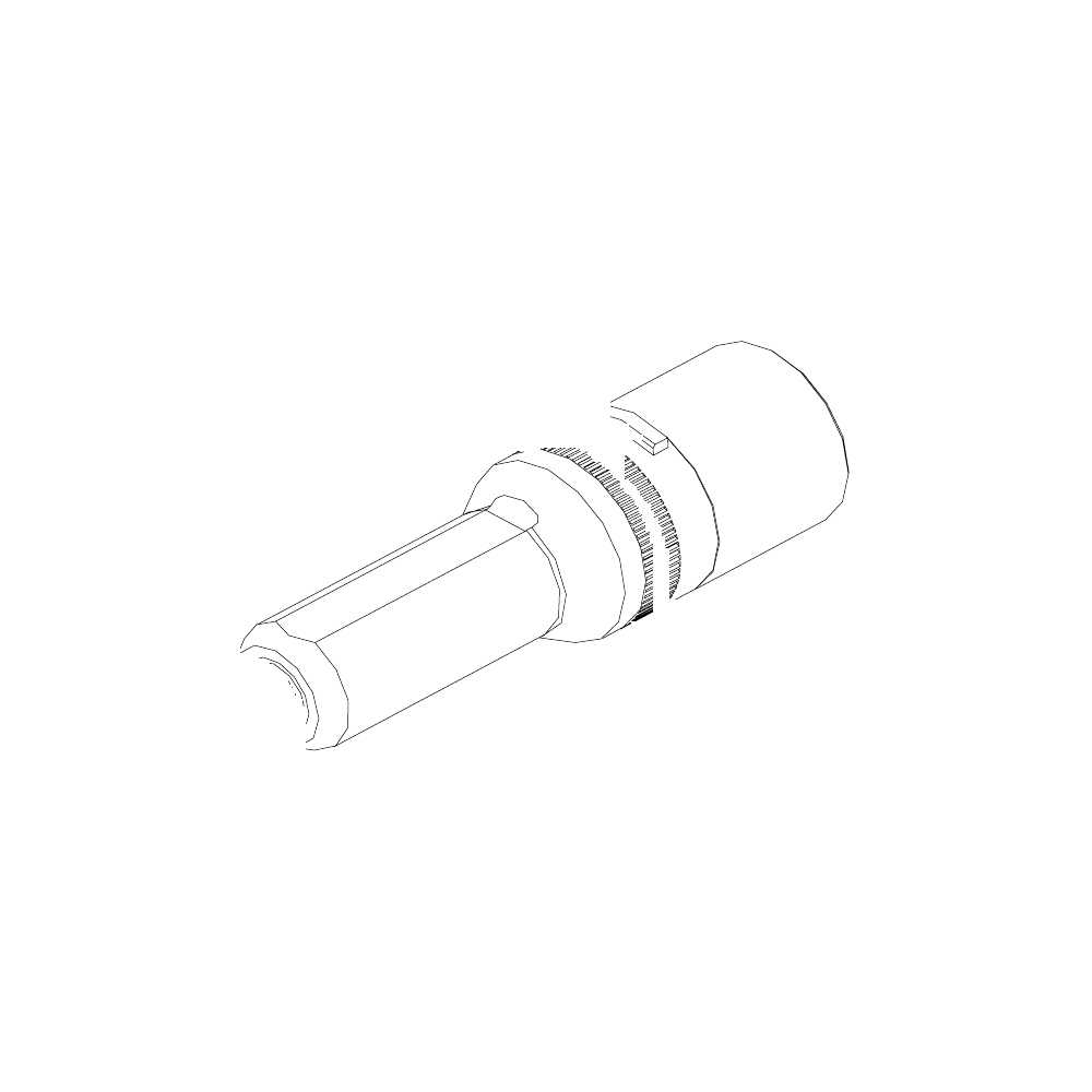תצוגת מוצר נקייה של ראש סמרור Gage Bilt SB08-745C-23 על רקע לבן - Clean product view of Gage Bilt SB08-745C-23 nose assembly on a white background