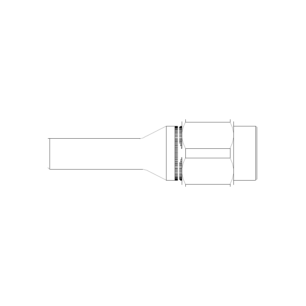 תצוגת מוצר נקייה של ראש סמרור Gage Bilt UBB-745C-23 על רקע לבן - Clean product view of Gage Bilt UBB-745C-23 nose assembly on a white background