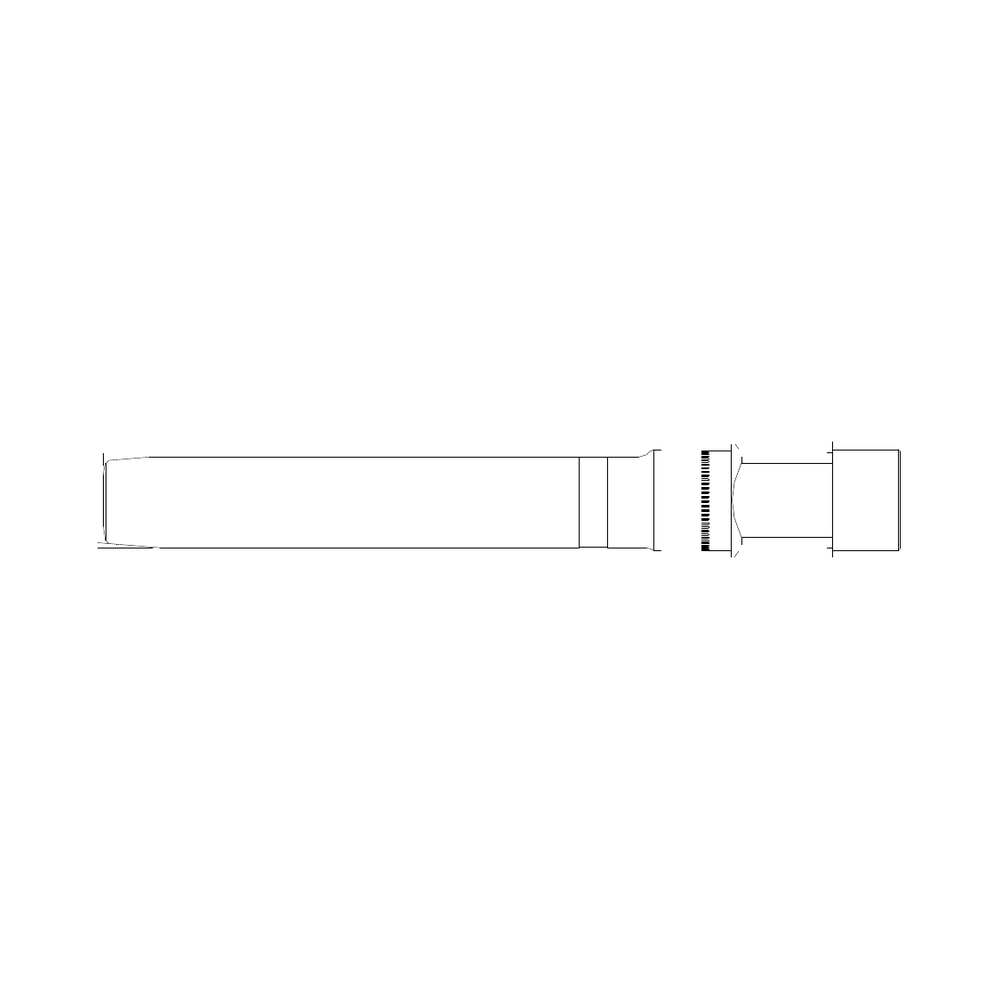 תצוגת מוצר נקייה של ראש סמרור Gage Bilt LGP-731-45CN על רקע לבן - Clean product view of Gage Bilt LGP-731-45CN nose assembly on a white background
