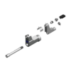 מבט מפורק מספר 2 על רכיבי ראש הסמרור Gage Bilt MGP-206G-34OC - Exploded component view 2 of Gage Bilt MGP-206G-34OC nose assembly