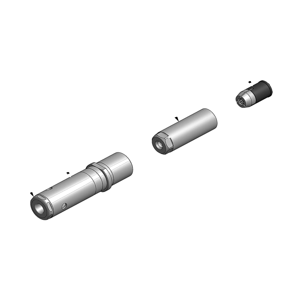 מבט מפורק מספר 2 על רכיבי ראש הסמרור Gage Bilt MG-722-20L - Exploded component view 2 of Gage Bilt MG-722-20L nose assembly