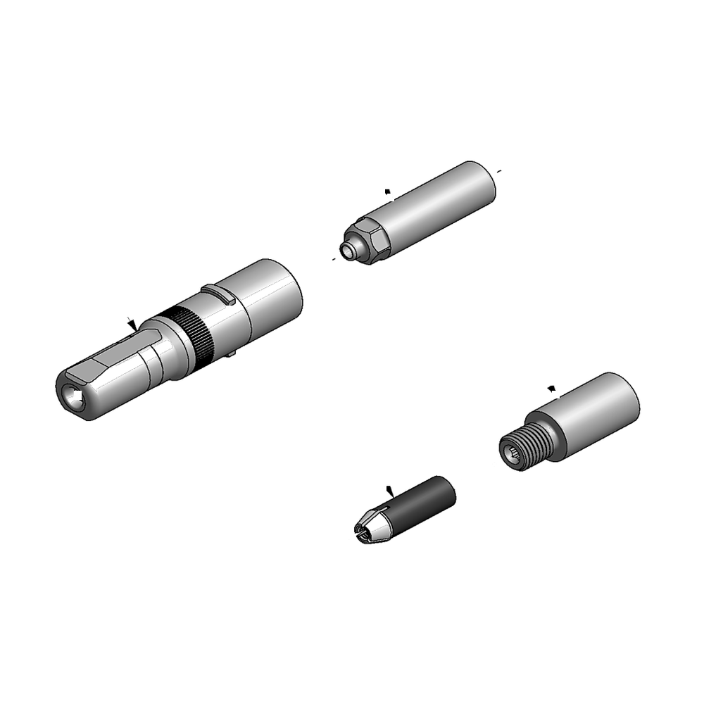 מבט מפורק מספר 2 על רכיבי ראש הסמרור Gage Bilt MGP4-2480-20CN - Exploded component view 2 of Gage Bilt MGP4-2480-20CN nose assembly