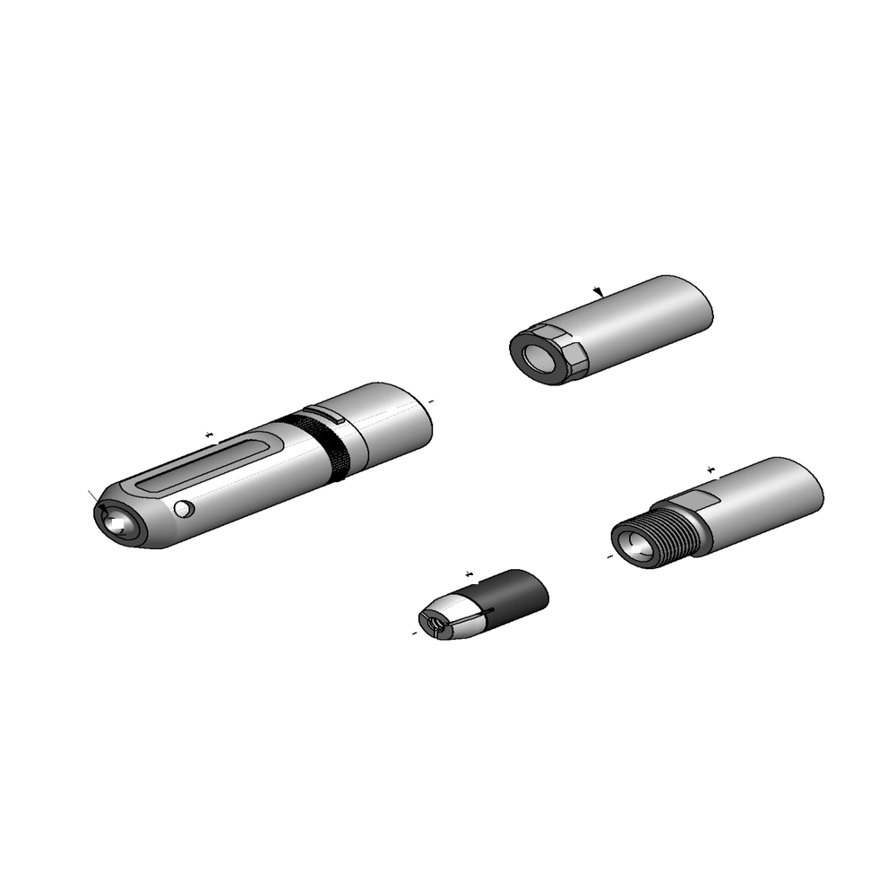 מבט מפורק מספר 2 על רכיבי ראש הסמרור Gage Bilt SB10-756-28 - Exploded component view 2 of Gage Bilt SB10-756-28 nose assembly