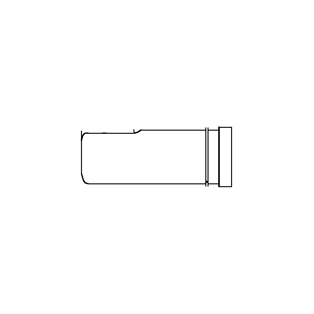 תצוגת מוצר נקייה של ראש סמרור Gage Bilt HP24-585-46 על רקע לבן - Clean product view of Gage Bilt HP24-585-46 nose assembly on a white background