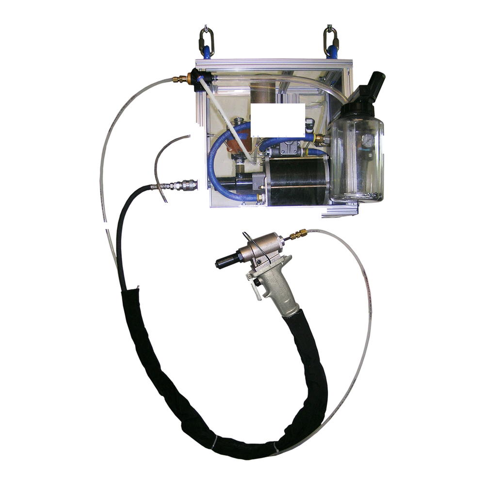 מבט נוסף על יחידת כוח הידראולית Gage Bilt GB808 - Additional view of the Gage Bilt GB808 hydraulic power unit