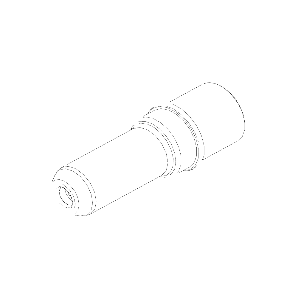 תצוגת מוצר נקייה של ראש סמרור Gage Bilt BOM08-755-23 על רקע לבן - Clean product view of Gage Bilt BOM08-755-23 nose assembly on a white background