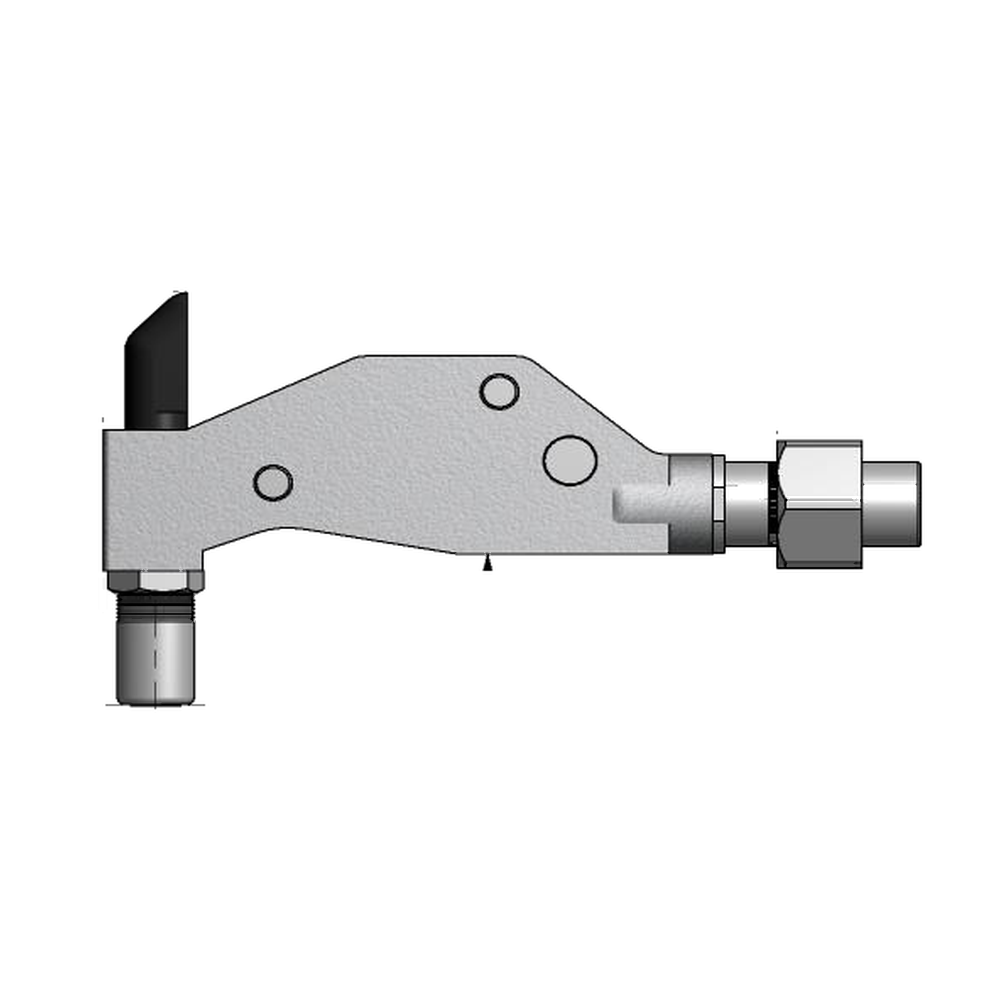 תצוגת מוצר נקייה של ראש סמרור Gage Bilt MGL08-751B-54RA על רקע לבן - Clean product view of Gage Bilt MGL08-751B-54RA nose assembly on a white background