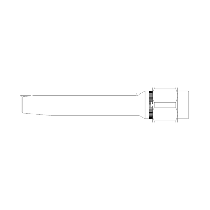 תצוגת מוצר נקייה של ראש סמרור Gage Bilt NAS56-353B-48CN על רקע לבן - Clean product view of Gage Bilt NAS56-353B-48CN nose assembly on a white background