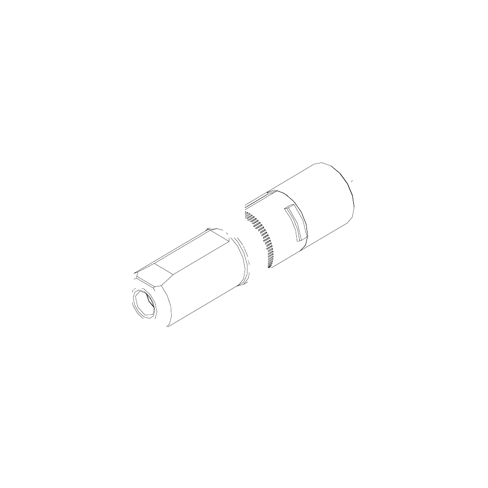 תצוגת מוצר נקייה של ראש סמרור Gage Bilt NAS-352A-20C על רקע לבן - Clean product view of Gage Bilt NAS-352A-20C nose assembly on a white background