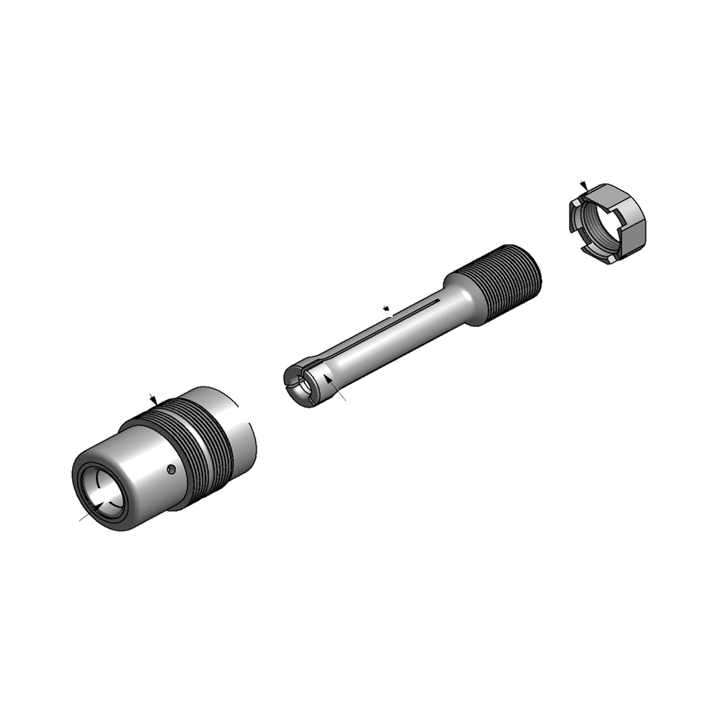מבט מפורק מספר 2 על רכיבי ראש הסמרור Gage Bilt NB12MM-20SF-10 - Exploded component view 2 of Gage Bilt NB12MM-20SF-10 nose assembly