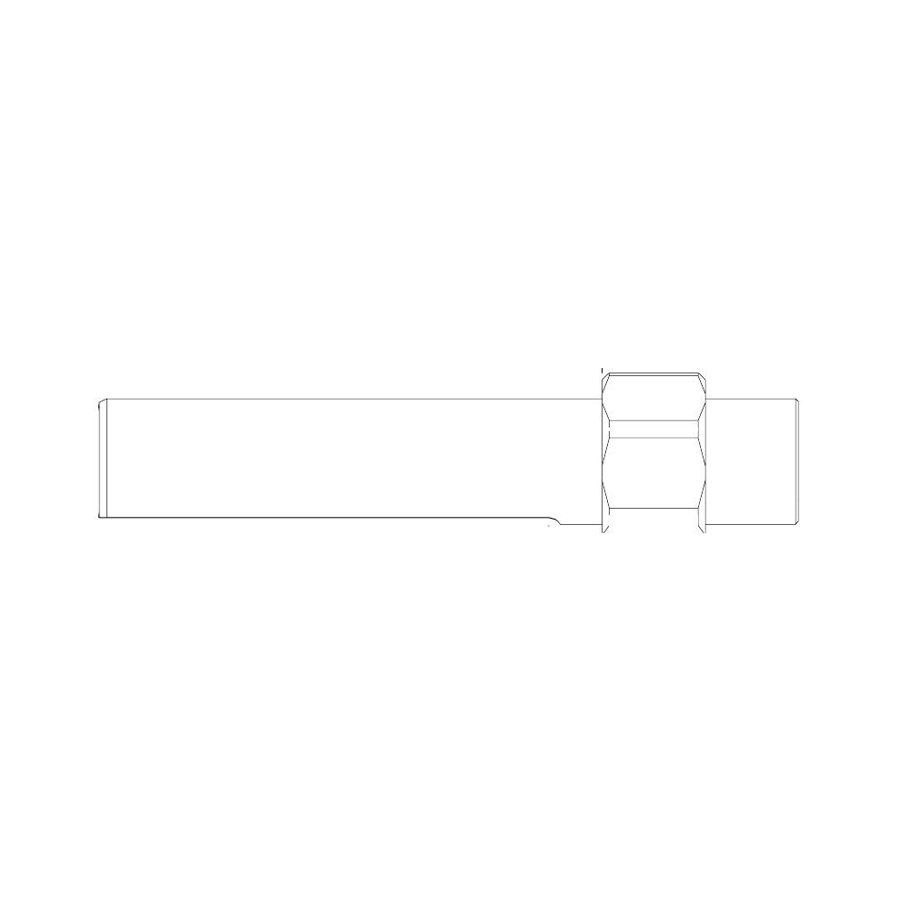 תצוגת מוצר נקייה של ראש סמרור Gage Bilt OS-745B-48 על רקע לבן - Clean product view of Gage Bilt OS-745B-48 nose assembly on a white background