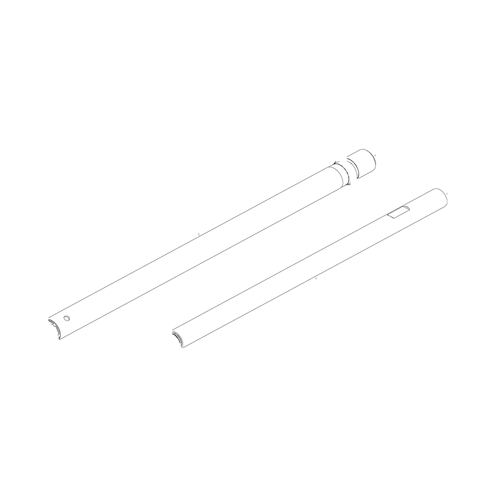 תצוגת מוצר נקייה של ראש סמרור Gage Bilt MG-722-120 על רקע לבן - Clean product view of Gage Bilt MG-722-120 nose assembly on a white background