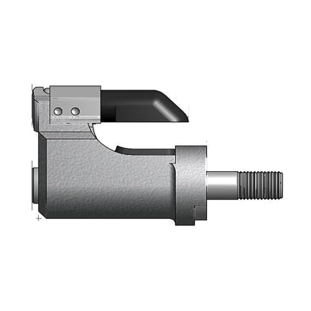 תצוגת מוצר נקייה של ראש סמרור Gage Bilt NAST05-206G-25OC על רקע לבן - Clean product view of Gage Bilt NAST05-206G-25OC nose assembly on a white background