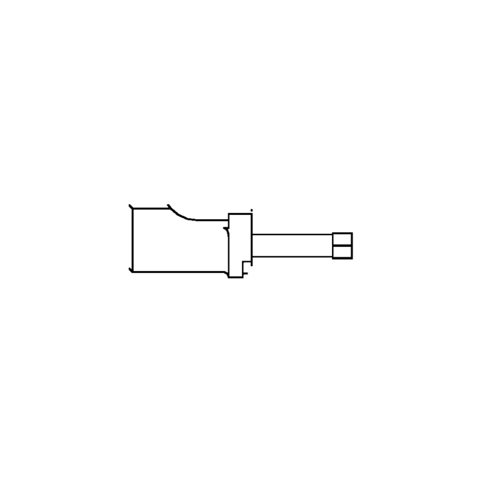 תצוגת מוצר נקייה של ראש סמרור Gage Bilt SB204B-27OS על רקע לבן - Clean product view of Gage Bilt SB204B-27OS nose assembly on a white background