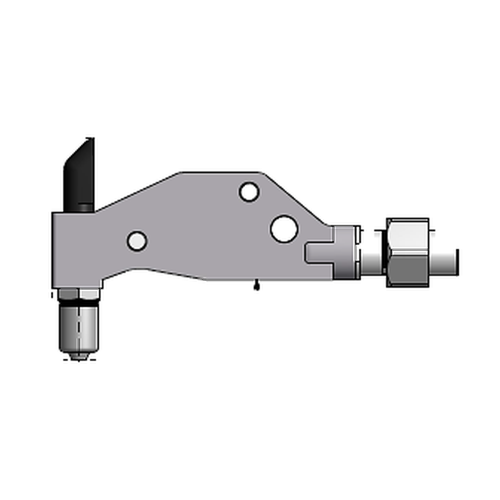 תצוגת מוצר נקייה של ראש סמרור Gage Bilt SMLS08-751B-54RA על רקע לבן - Clean product view of Gage Bilt SMLS08-751B-54RA nose assembly on a white background
