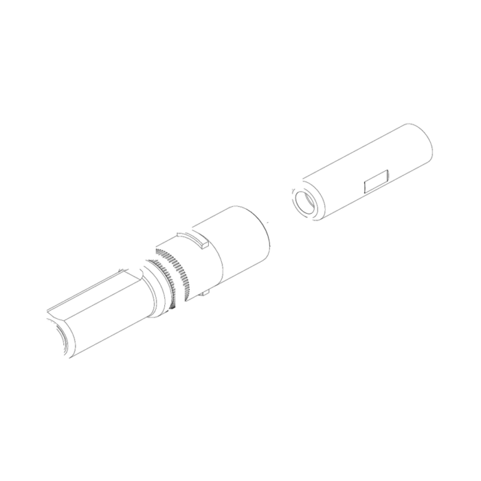 תצוגת מוצר נקייה של ראש סמרור Gage Bilt MS-752C-20 על רקע לבן - Clean product view of Gage Bilt MS-752C-20 nose assembly on a white background