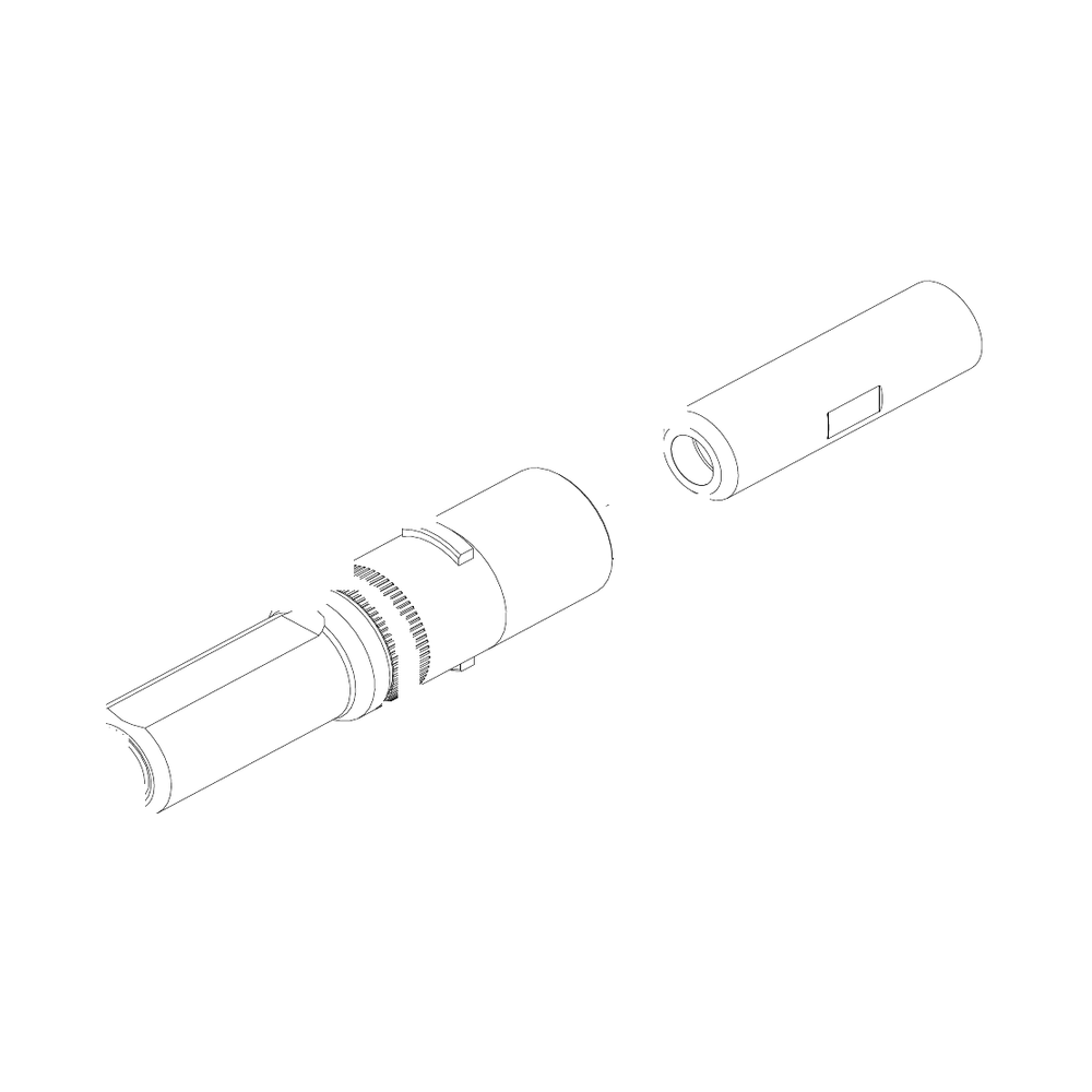 תצוגת מוצר נקייה של ראש סמרור Gage Bilt MS-752C-20 על רקע לבן - Clean product view of Gage Bilt MS-752C-20 nose assembly on a white background