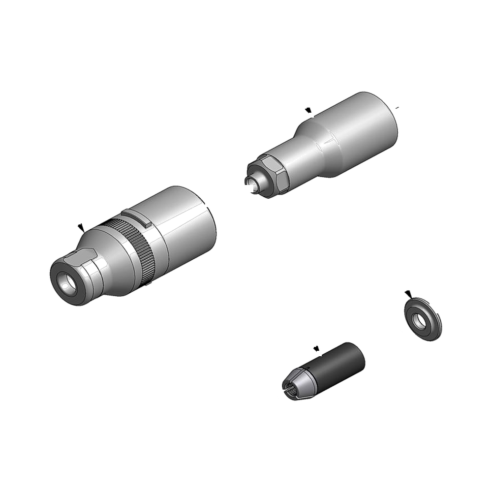 מבט מפורק מספר 2 על רכיבי ראש הסמרור Gage Bilt LGP07-2581-12 - Exploded component view 2 of Gage Bilt LGP07-2581-12 nose assembly