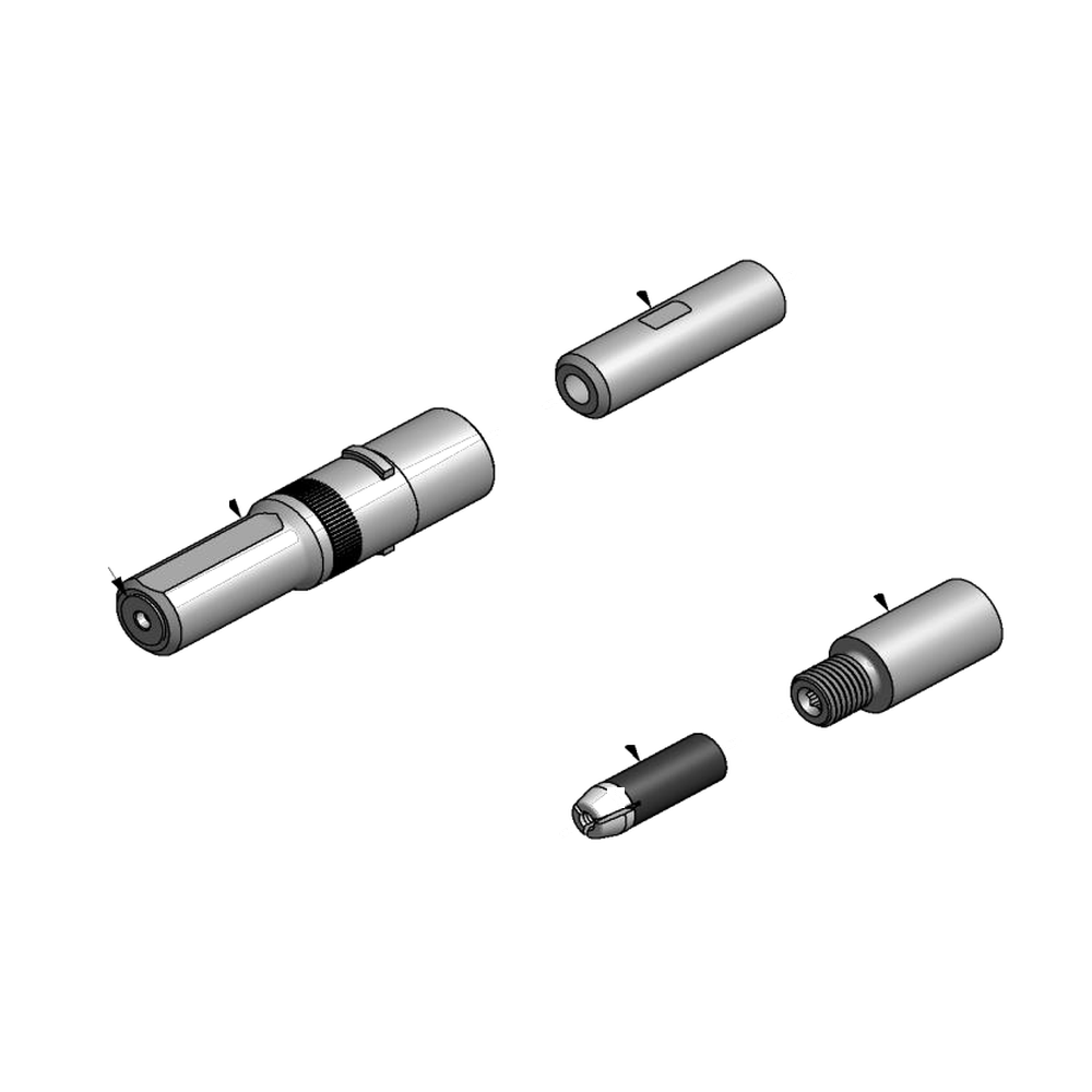 מבט מפורק מספר 2 על רכיבי ראש הסמרור Gage Bilt UBR06-752B-20 - Exploded component view 2 of Gage Bilt UBR06-752B-20 nose assembly