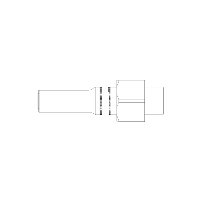 תצוגת מוצר נקייה של ראש סמרור Gage Bilt ASP05-752B-20 על רקע לבן - Clean product view of Gage Bilt ASP05-752B-20 nose assembly on a white background