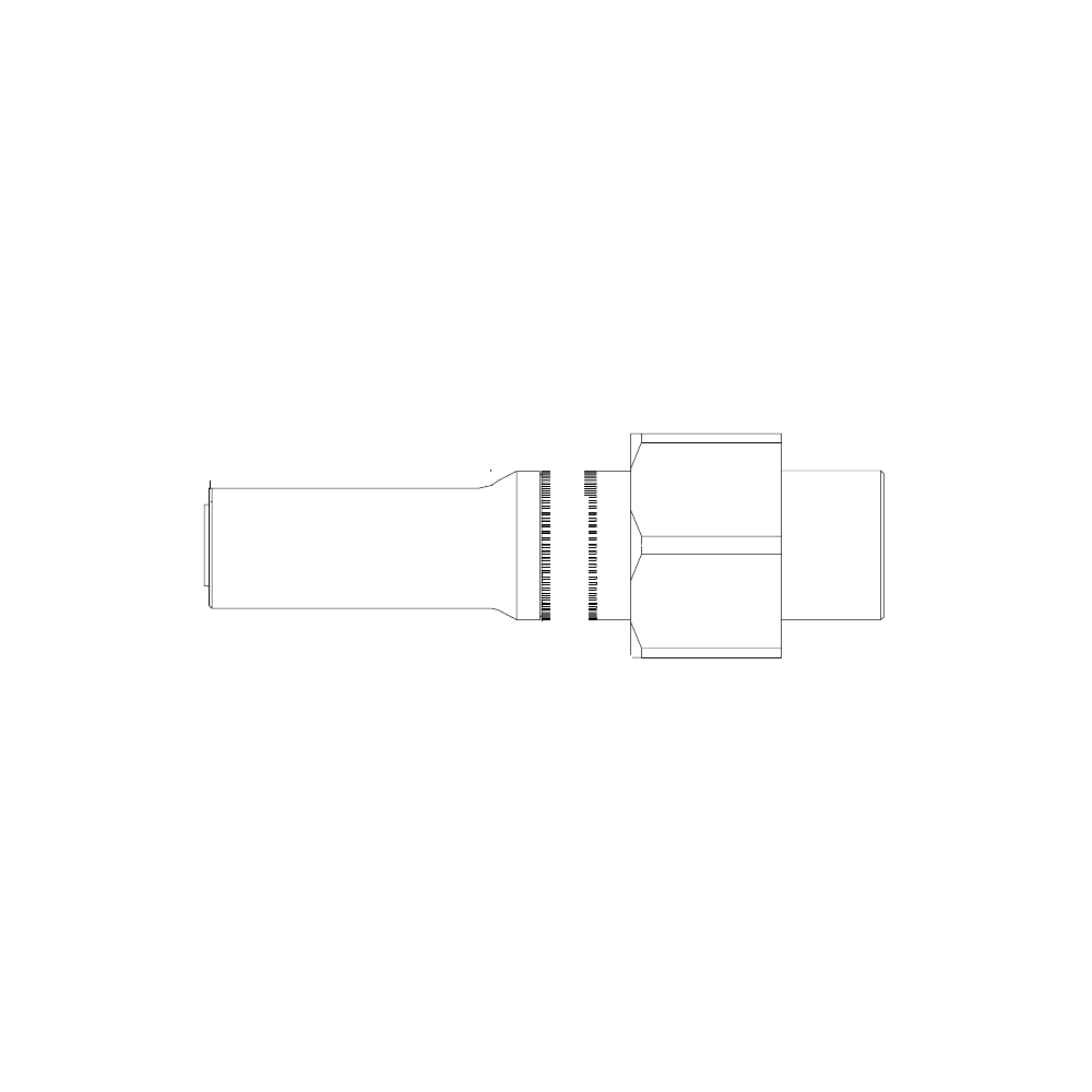 תצוגת מוצר נקייה של ראש סמרור Gage Bilt ASP05-752B-20 על רקע לבן - Clean product view of Gage Bilt ASP05-752B-20 nose assembly on a white background