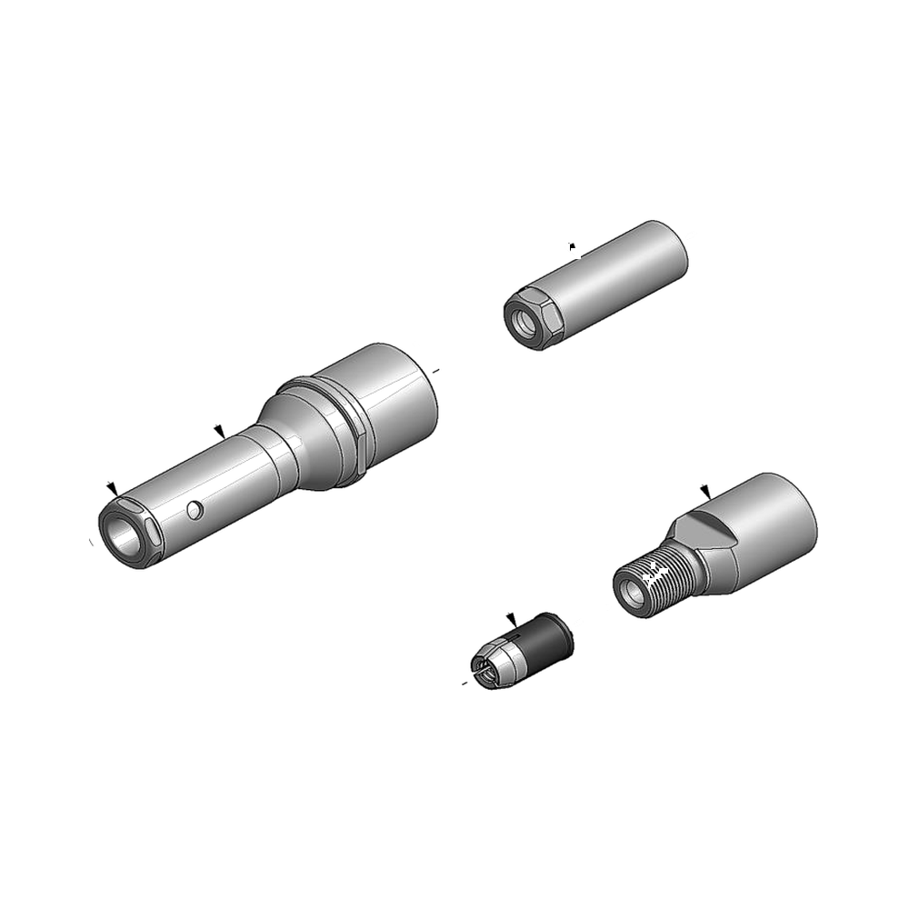 מבט מפורק מספר 2 על רכיבי ראש הסמרור Gage Bilt MG08-745-24 - Exploded component view 2 of Gage Bilt MG08-745-24 nose assembly